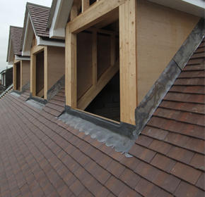 roof extension under construction